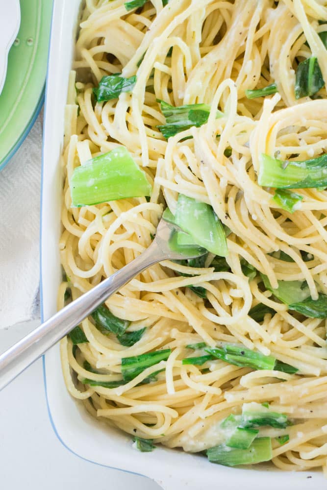 Sneak Veggies: Easy Creamy Bok Choy Spaghetti Secrets